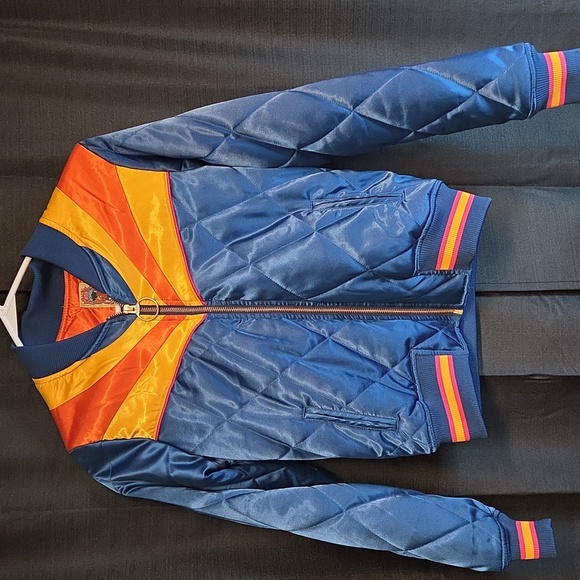 Classic Rock Couture Sun Quilted Zip Up Jacket - Picture 3 of 5